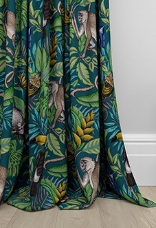 Rain Forest, Lagoon - Made to Measure Curtains